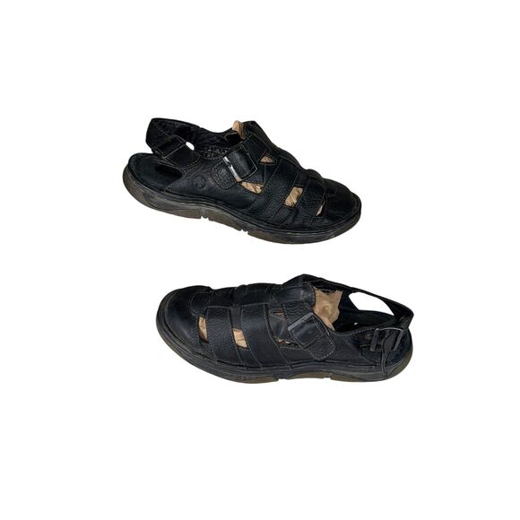Dr. Martens Nick Fisherman Sandals Mens Size 10 M Black Leather vintage yk2 90\'s